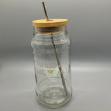 Because Monday Repurposed Jar Glass