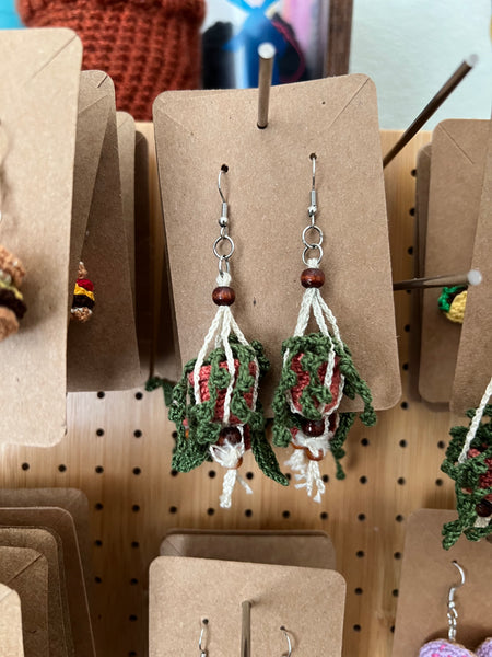 Hanging Plant Earrings